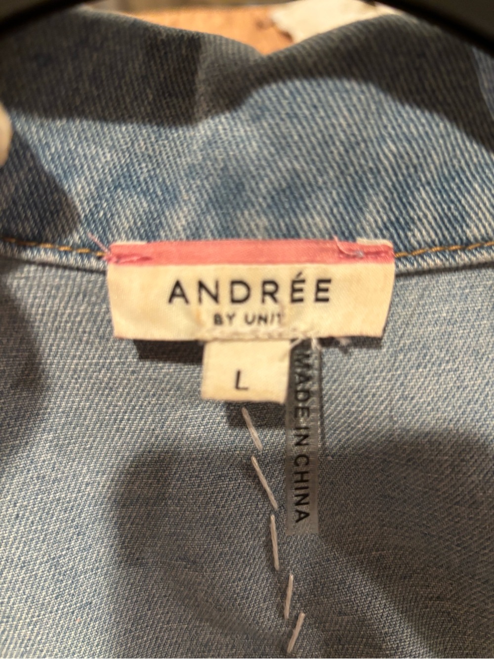 Custom Rhinestone Fringe Denim Jacket - Picture 10 of 10